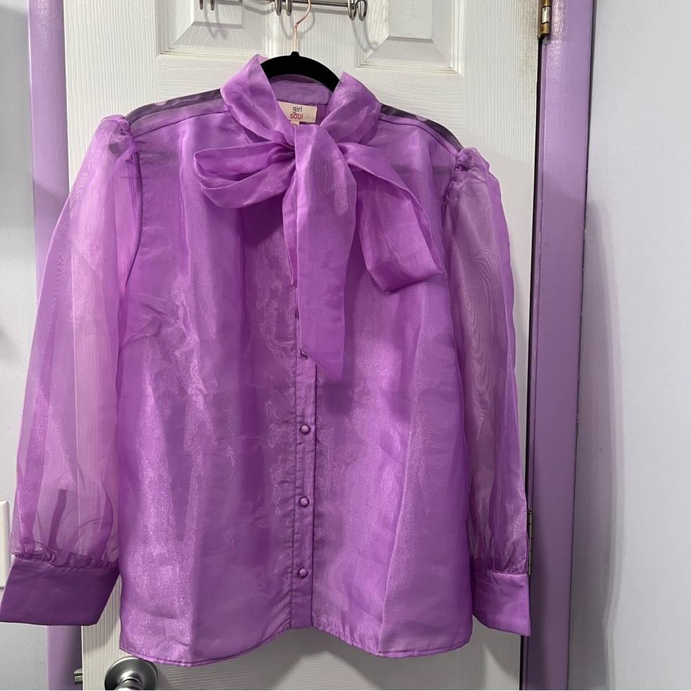 Forever 21 Purple Blouse